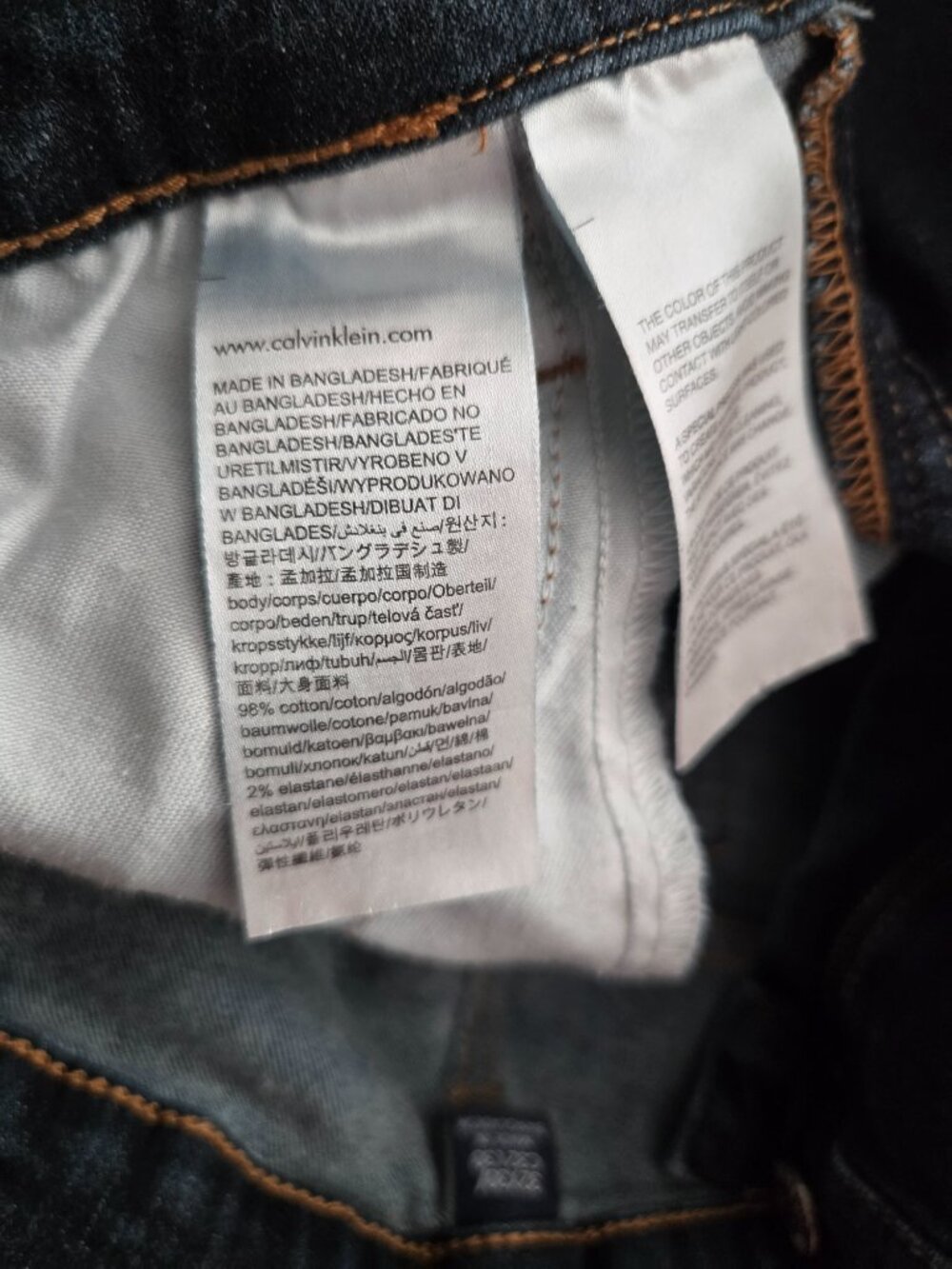 Calvin Klein 32x30 Dark Wash Skinny Stretch Jeans - Picture 7 of 7
